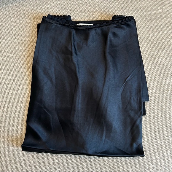Reformation Layla Silk Midi Skirt - Black - Picture 5 of 11